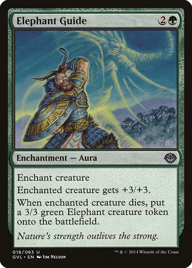 Elephant Guide (Garruk vs. Liliana) [Duel Decks Anthology] - Evolution TCG