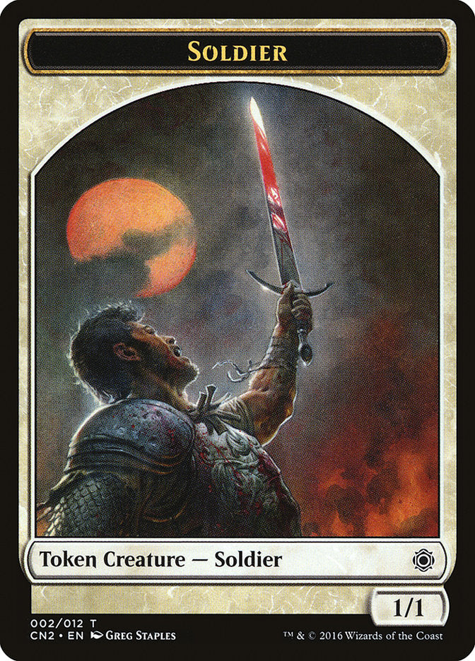Soldier (002/012) [Conspiracy: Take the Crown Tokens] - Evolution TCG