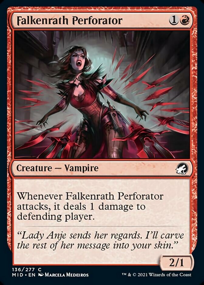 Falkenrath Perforator [Innistrad: Midnight Hunt] - Evolution TCG