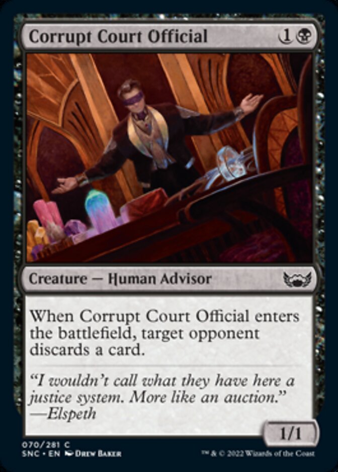 Corrupt Court Official [Streets of New Capenna] - Evolution TCG
