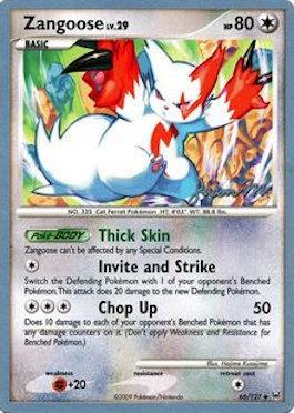 Zangoose LV.29 (66/127) (Queengar - Jason Martinez) [World Championships 2009] - Evolution TCG