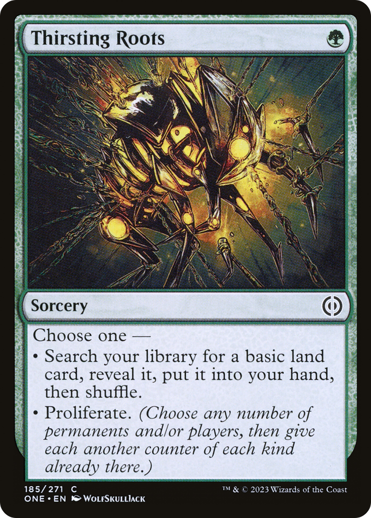 Thirsting Roots [Phyrexia: All Will Be One] - Evolution TCG