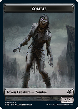 Zombie // Angel Double-Sided Token [Game Night: Free-for-All Tokens] - Evolution TCG
