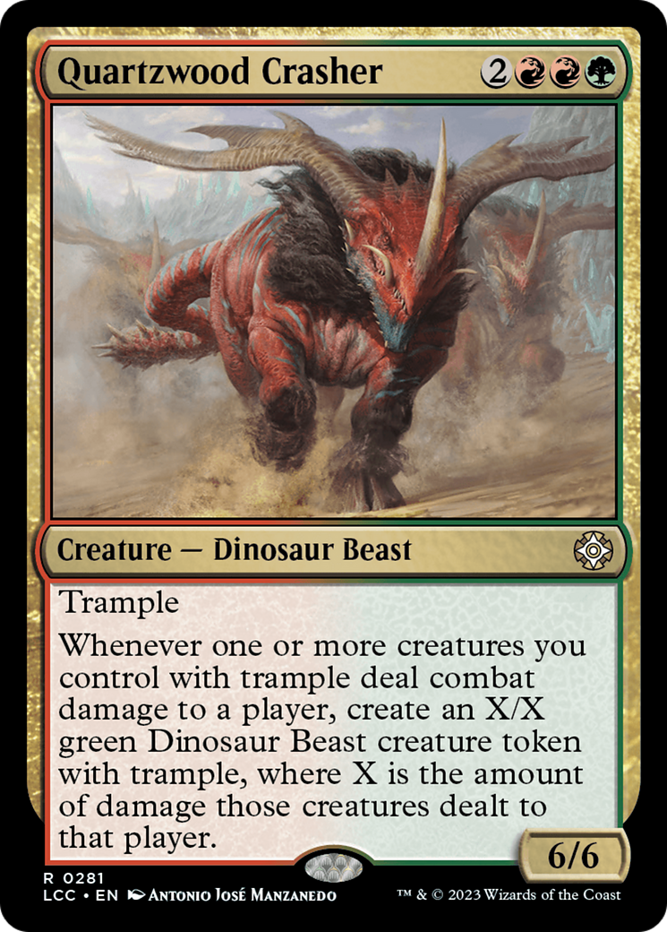 Quartzwood Crasher [The Lost Caverns of Ixalan Commander] - Evolution TCG