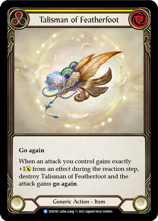 Talisman of Featherfoot [EVR190] (Everfest)  1st Edition Normal - Evolution TCG