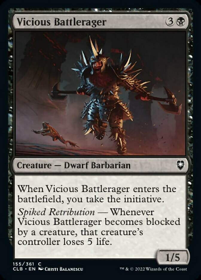 Vicious Battlerager [Commander Legends: Battle for Baldur's Gate] - Evolution TCG