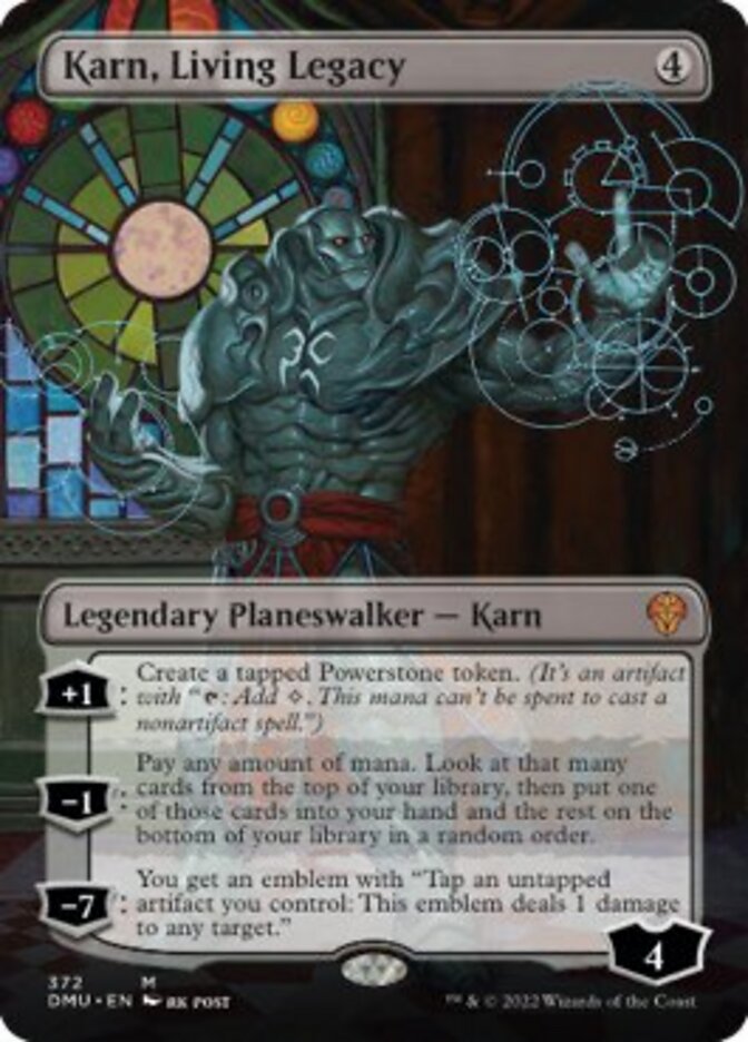 Karn, Living Legacy (Borderless) [Dominaria United] - Evolution TCG