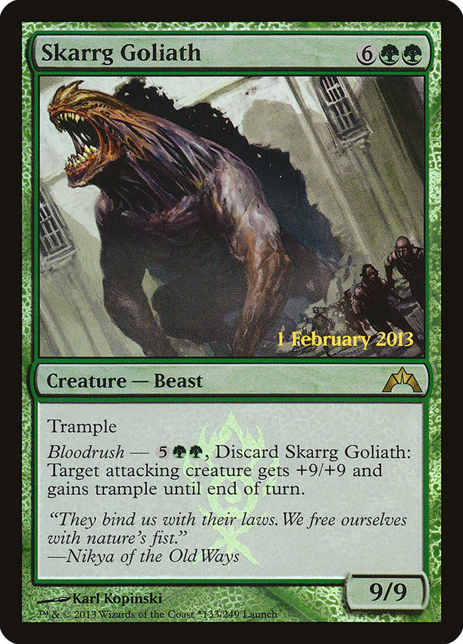 Skarrg Goliath (Launch) [Gatecrash Prerelease Promos] - Evolution TCG | Evolution TCG