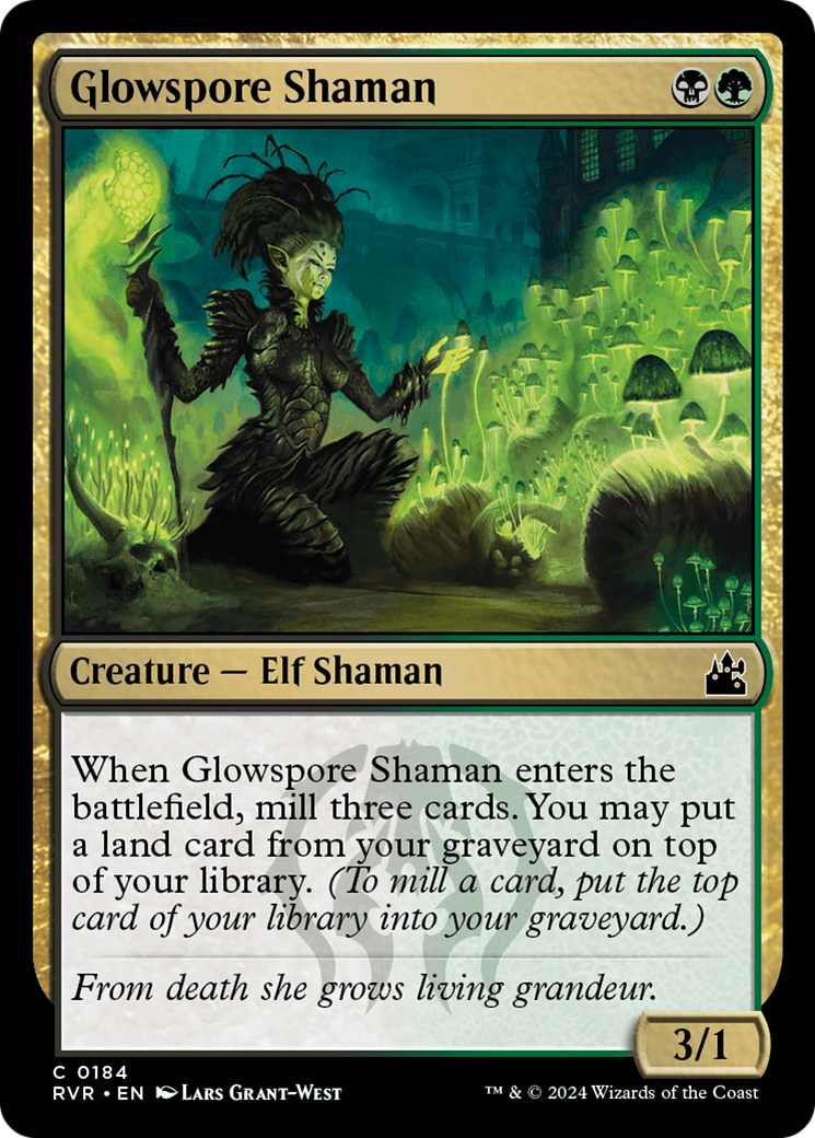 Glowspore Shaman [Ravnica Remastered] - Evolution TCG