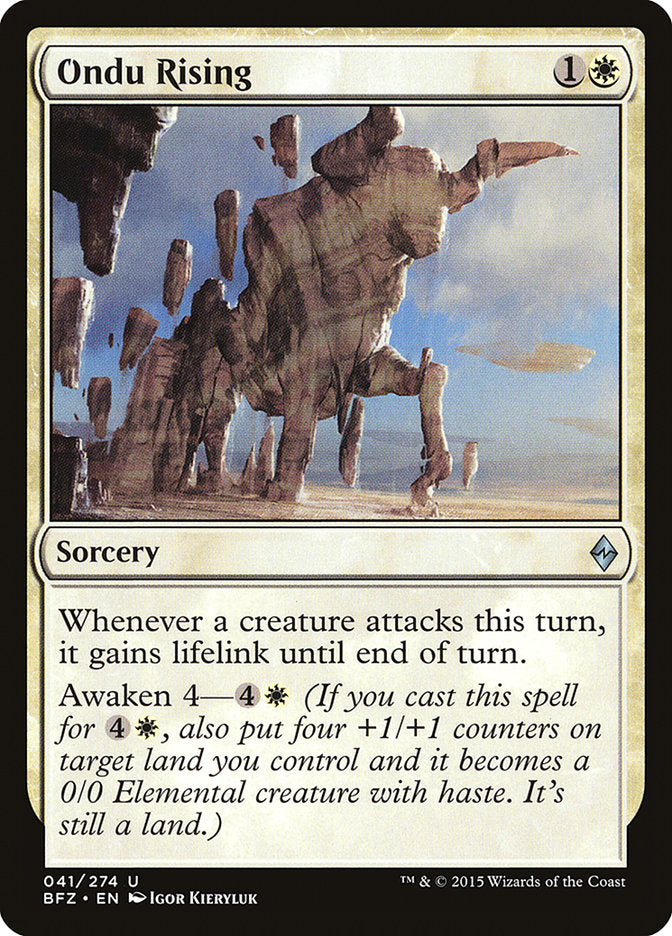 Ondu Rising [Battle for Zendikar] - Evolution TCG | Evolution TCG