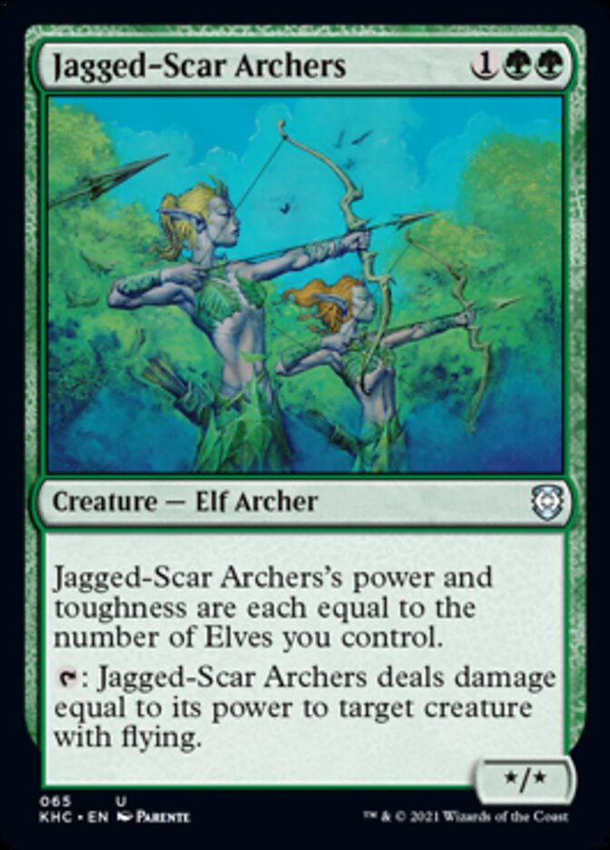 Jagged-Scar Archers [Kaldheim Commander] - Evolution TCG