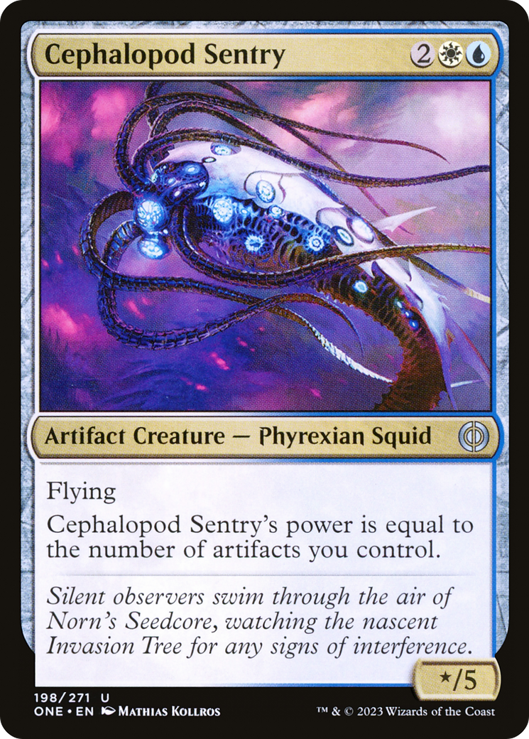 Cephalopod Sentry [Phyrexia: All Will Be One] - Evolution TCG