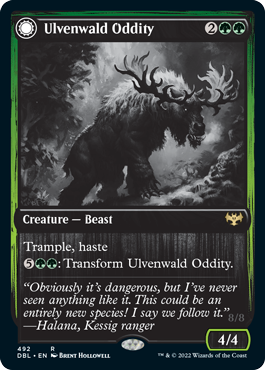 Ulvenwald Oddity // Ulvenwald Behemoth [Innistrad: Double Feature] - Evolution TCG