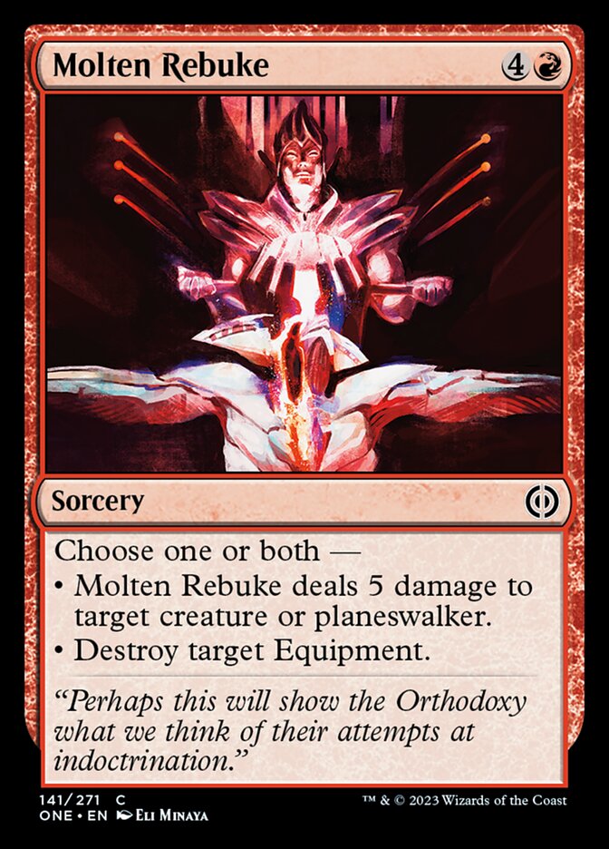 Molten Rebuke [Phyrexia: All Will Be One] - Evolution TCG