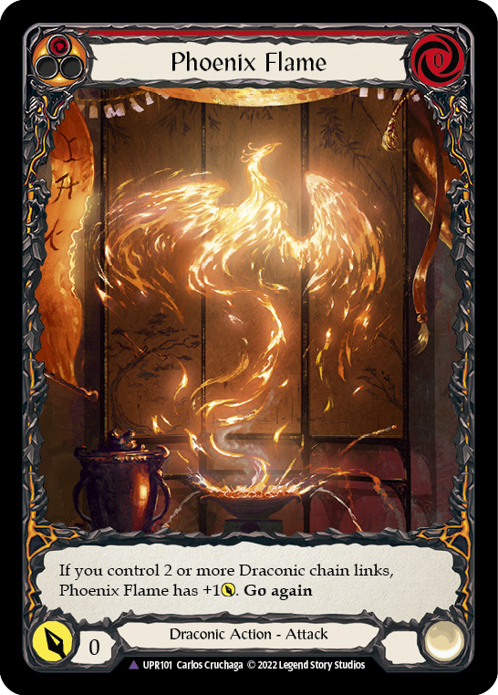 Phoenix Flame (Marvel) [UPR101] (Uprising)  Cold Foil - Evolution TCG