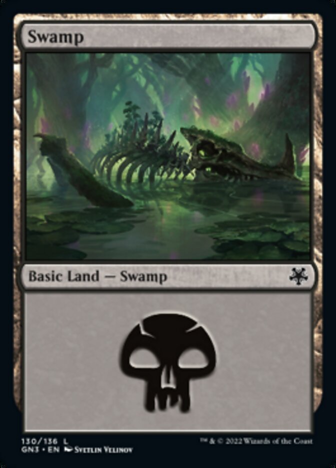 Swamp (130) [Game Night: Free-for-All] - Evolution TCG