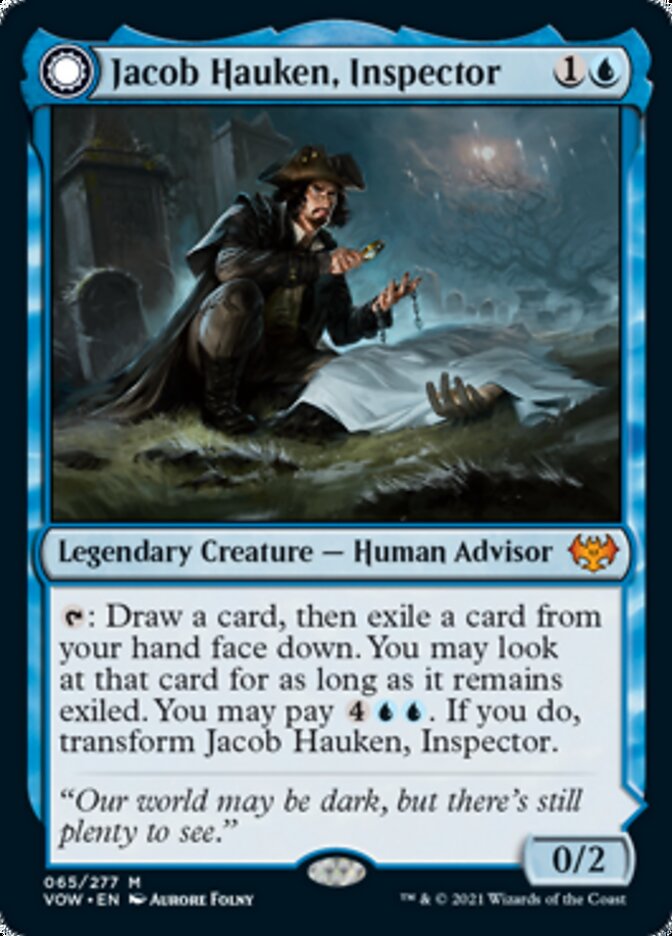 Jacob Hauken, Inspector // Hauken's Insight [Innistrad: Crimson Vow] - Evolution TCG