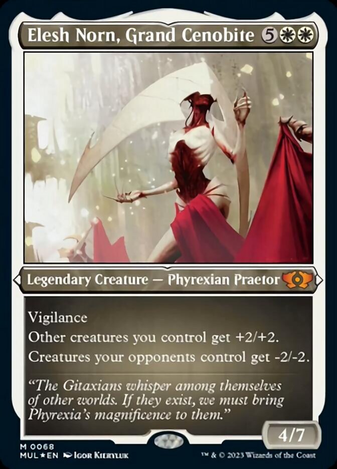 Elesh Norn, Grand Cenobite (Foil Etched) [Multiverse Legends] - Evolution TCG