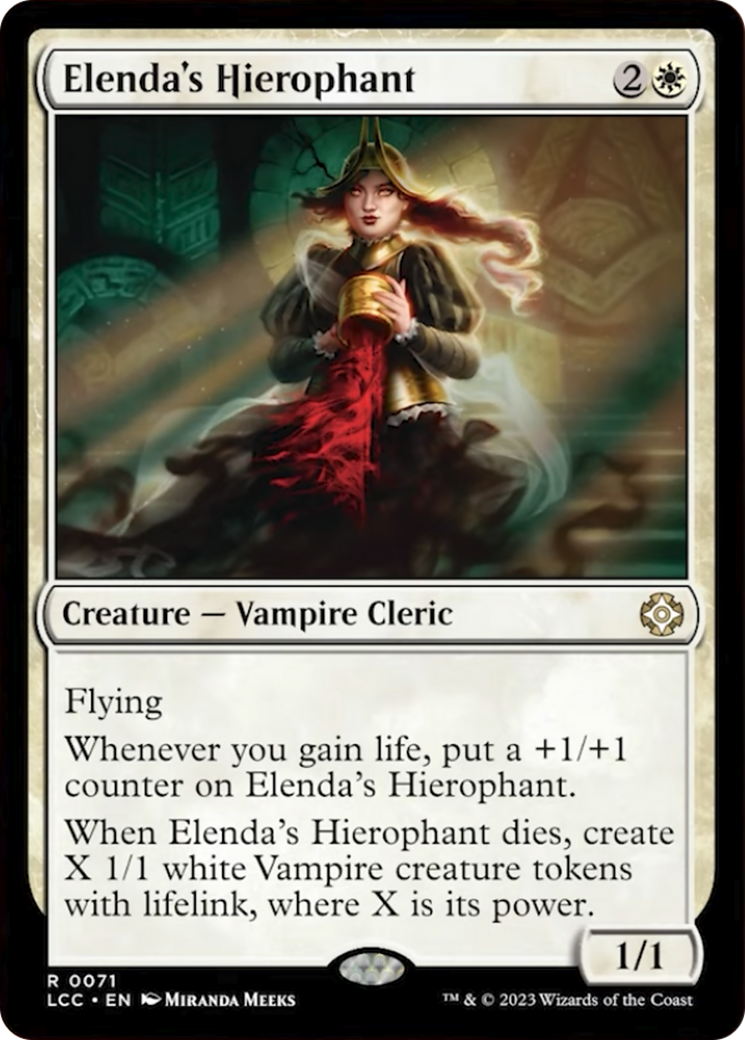 Elenda's Hierophant [The Lost Caverns of Ixalan Commander] - Evolution TCG