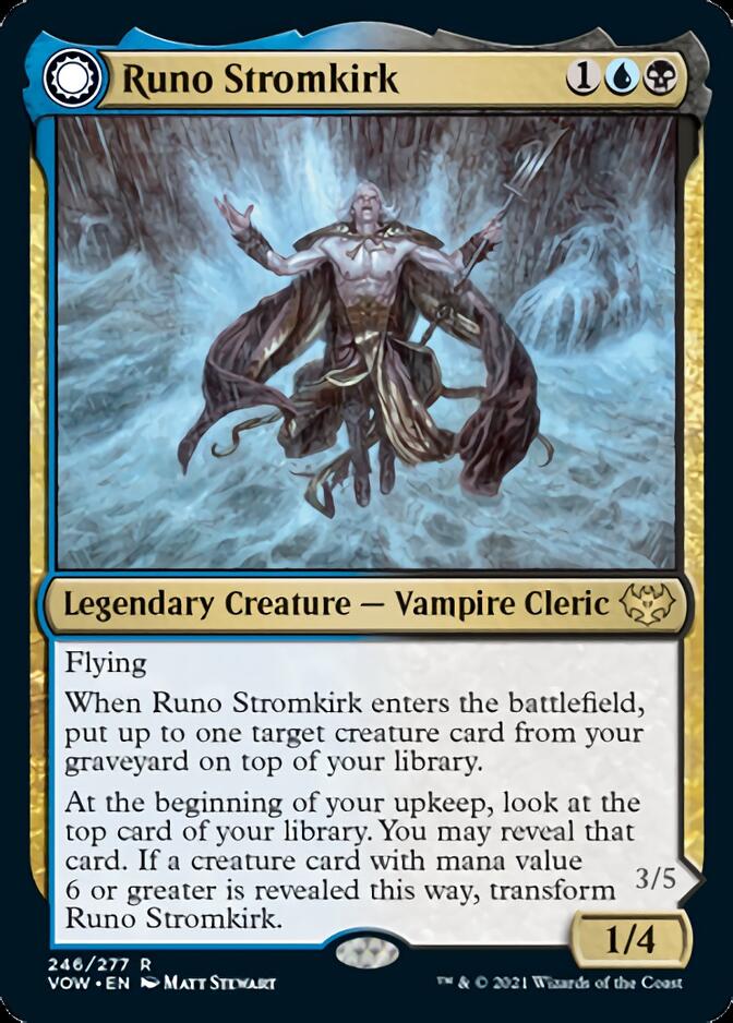 Runo Stromkirk // Krothuss, Lord of the Deep [Innistrad: Crimson Vow] - Evolution TCG