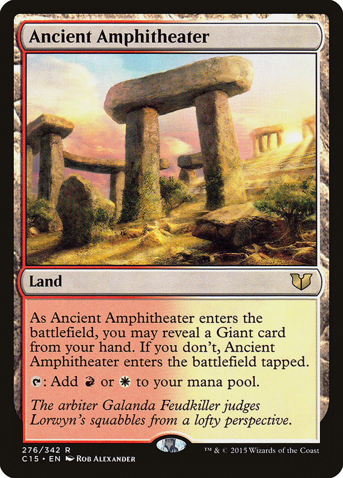 Ancient Amphitheater [Commander 2015] - Evolution TCG