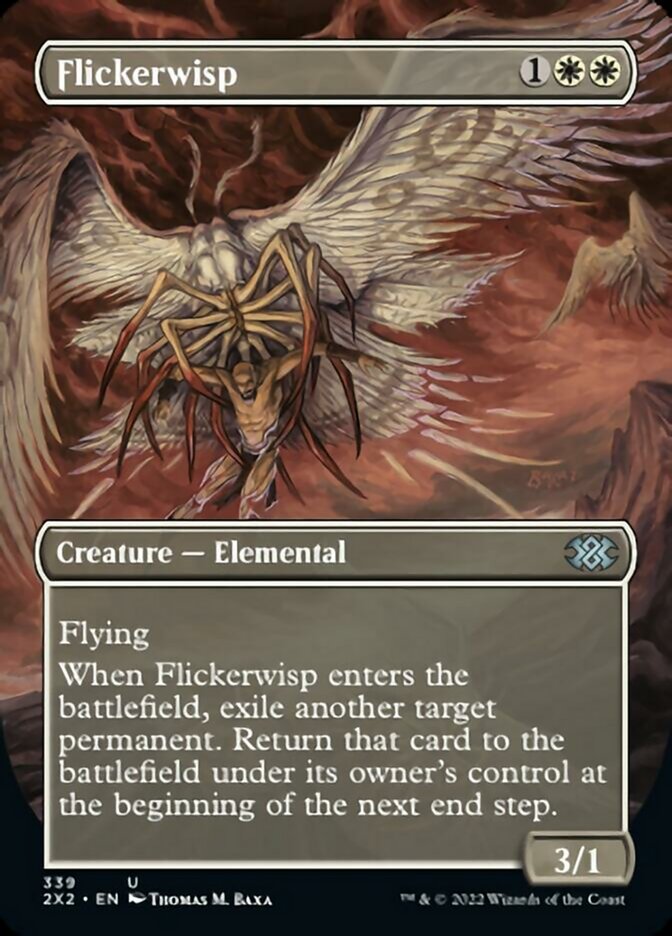 Flickerwisp (Borderless Alternate Art) [Double Masters 2022] - Evolution TCG