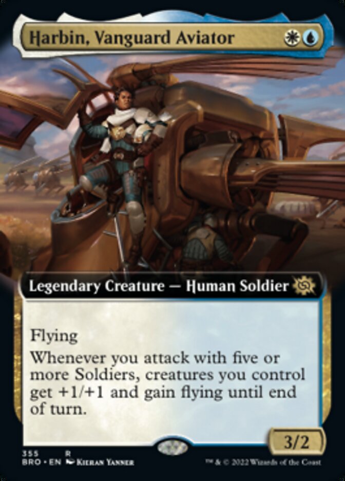 Harbin, Vanguard Aviator (Extended Art) [The Brothers' War] - Evolution TCG