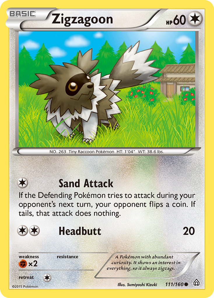 Zigzagoon (111/160) [XY: Primal Clash] - Evolution TCG