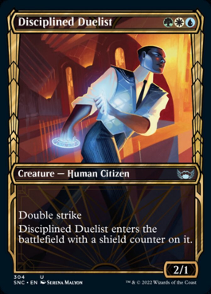 Disciplined Duelist (Showcase Golden Age) [Streets of New Capenna] - Evolution TCG