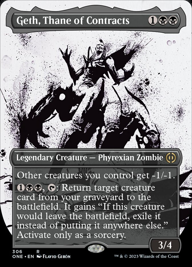 Geth, Thane of Contracts (Borderless Ichor) [Phyrexia: All Will Be One] - Evolution TCG