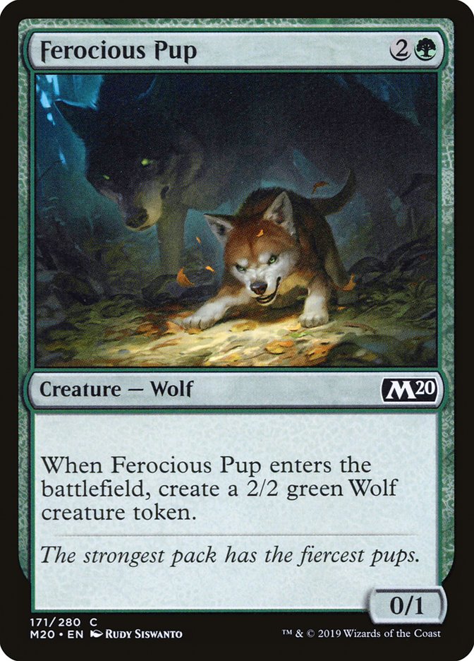 Ferocious Pup [Core Set 2020] - Evolution TCG