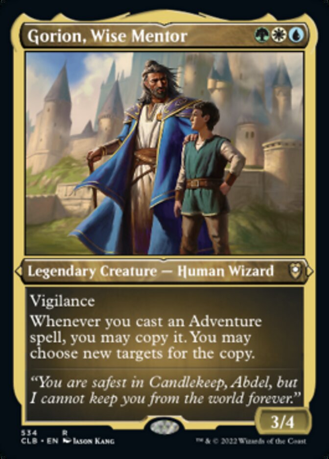 Gorion, Wise Mentor (Foil Etched) [Commander Legends: Battle for Baldur's Gate] - Evolution TCG