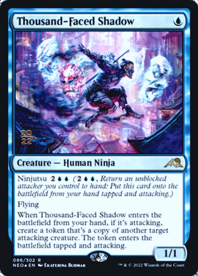 Thousand-Faced Shadow [Kamigawa: Neon Dynasty Prerelease Promos] - Evolution TCG