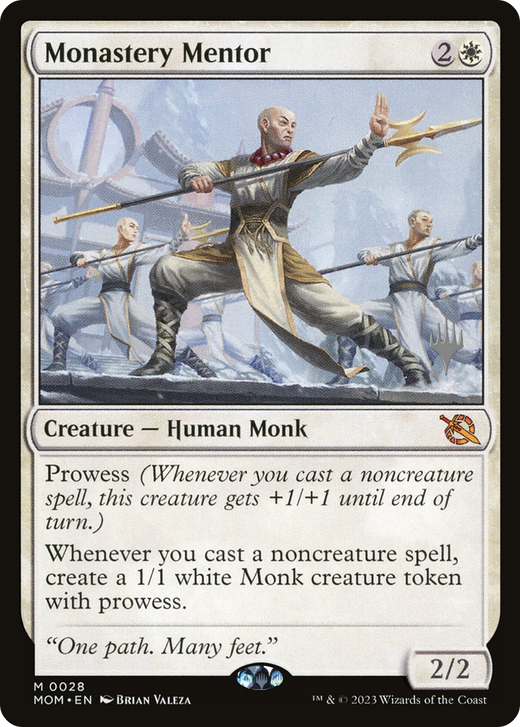 Monastery Mentor (Promo Pack) [March of the Machine Promos] - Evolution TCG