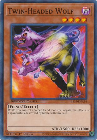 Twin-Headed Wolf [SS05-ENA14] Common - Evolution TCG
