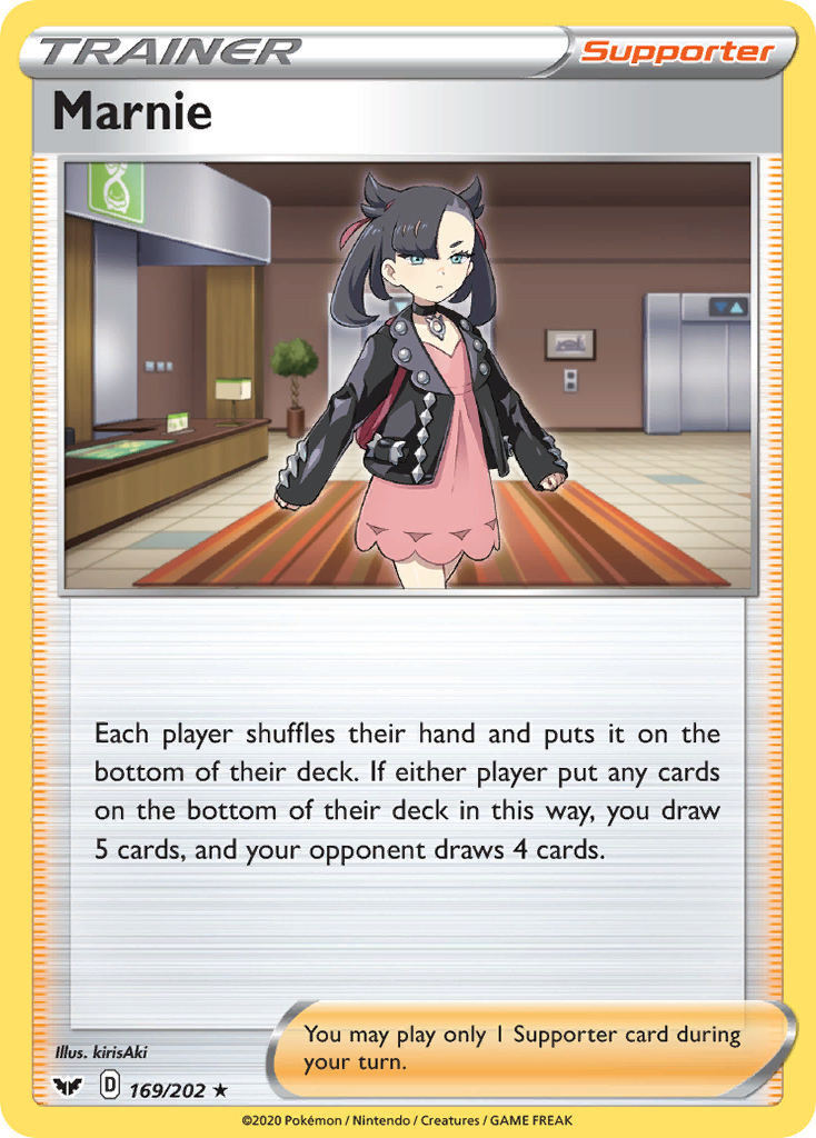 Marnie (169/202) [Sword & Shield: Base Set] - Evolution TCG