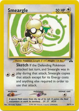 Smeargle (30/75) [Neo Discovery Unlimited] - Evolution TCG