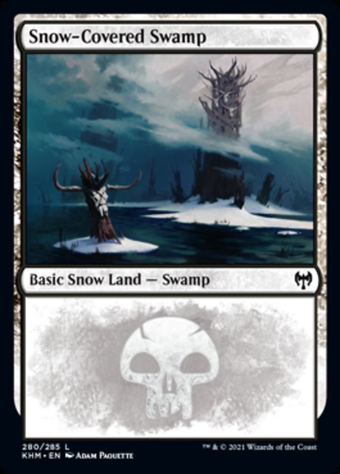 Snow-Covered Swamp (280) [Kaldheim] - Evolution TCG