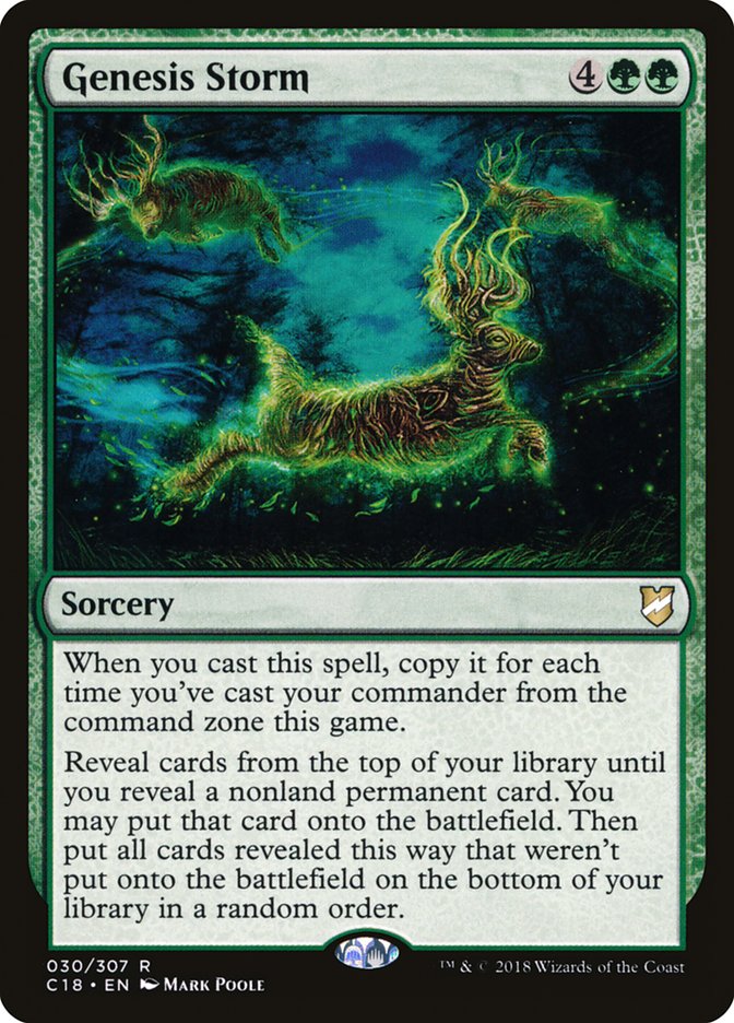 Genesis Storm [Commander 2018] - Evolution TCG | Evolution TCG