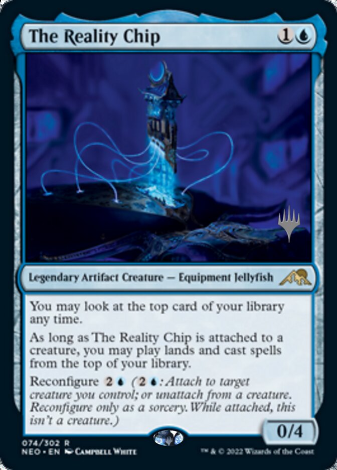 The Reality Chip (Promo Pack) [Kamigawa: Neon Dynasty Promos] - Evolution TCG