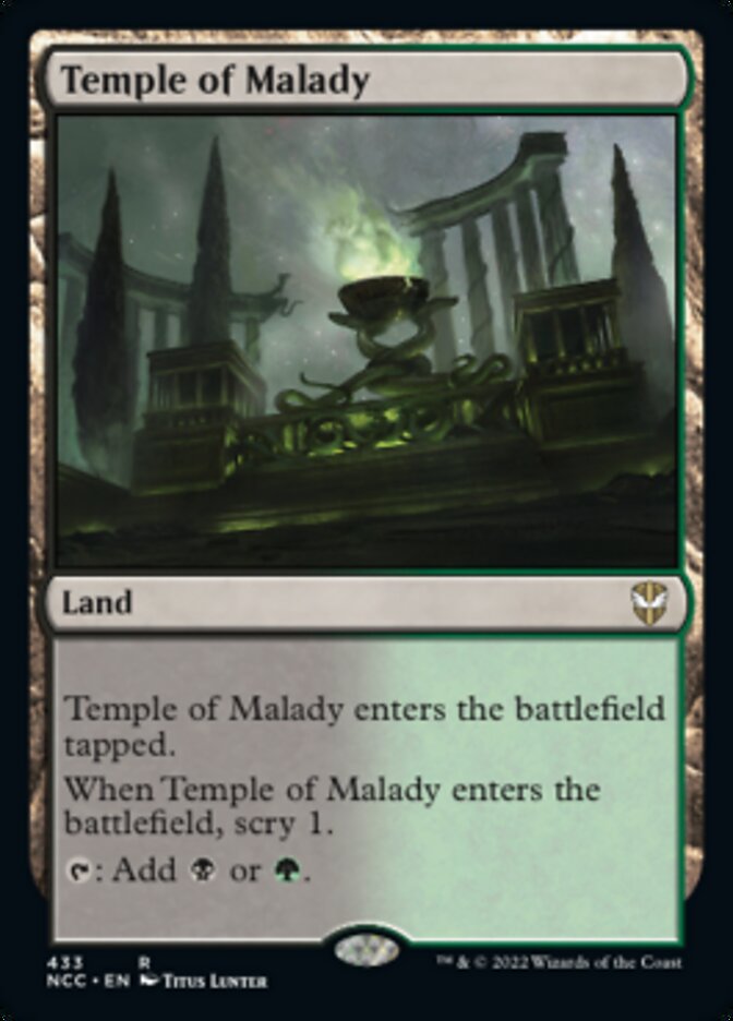 Temple of Malady [Streets of New Capenna Commander] - Evolution TCG