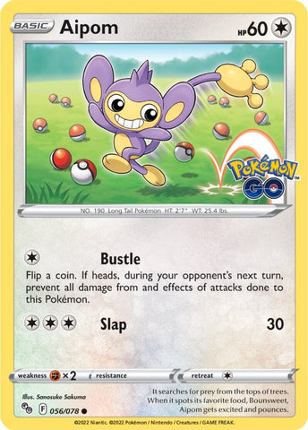 Bidoof (059/078) (Peelable Ditto) [Pokémon GO]