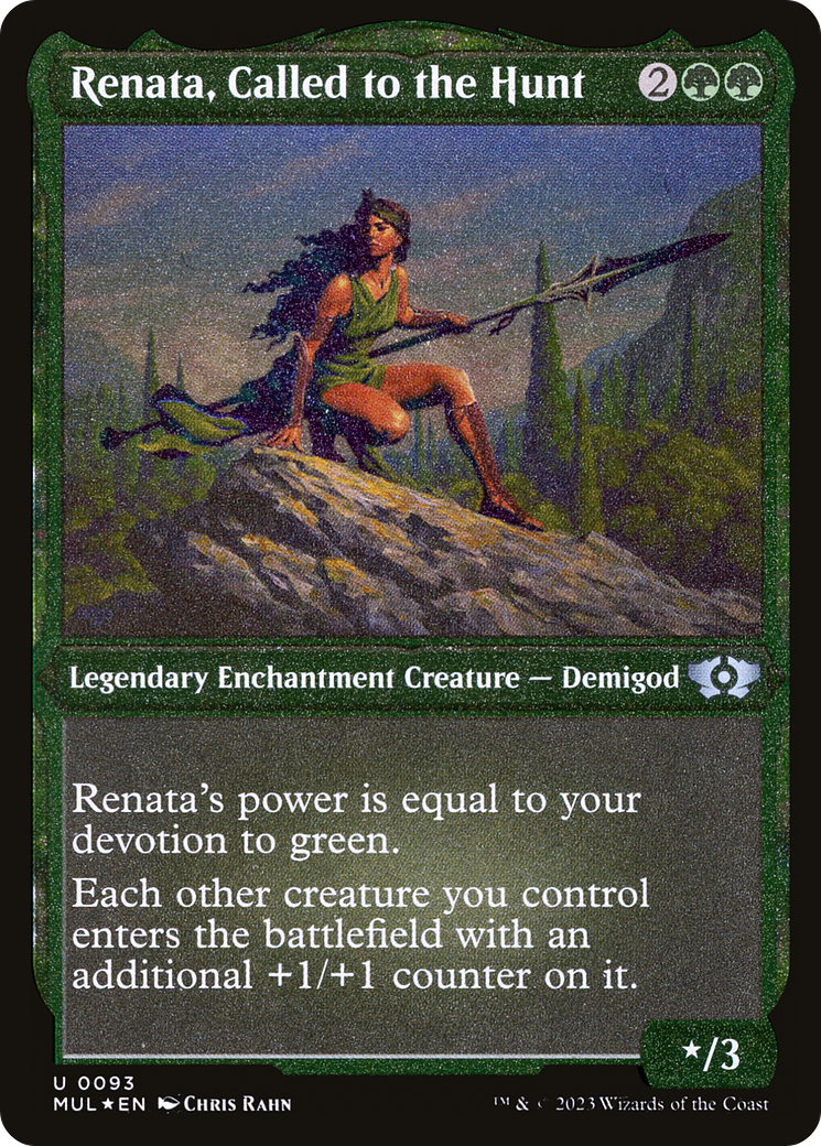Renata, Called to the Hunt (Foil Etched) [Multiverse Legends] - Evolution TCG