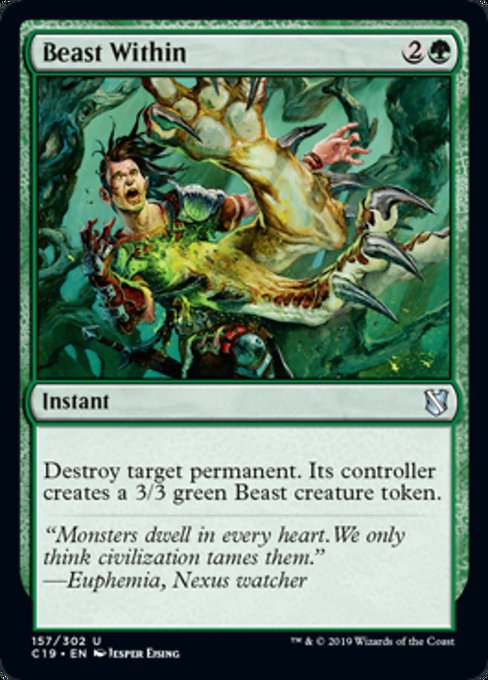 Beast Within [Commander 2019] - Evolution TCG