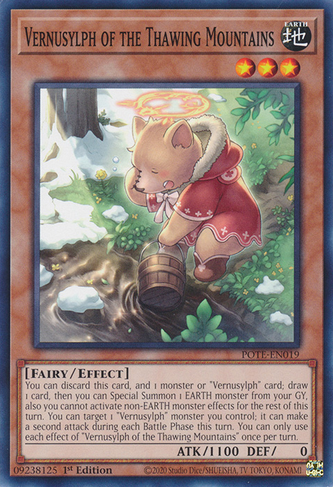 Vernusylph of the Thawing Mountains [POTE-EN019] Common - Evolution TCG