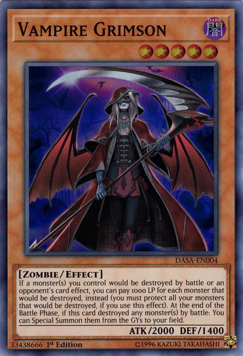 Vampire Grimson [DASA-EN004] Super Rare - Evolution TCG