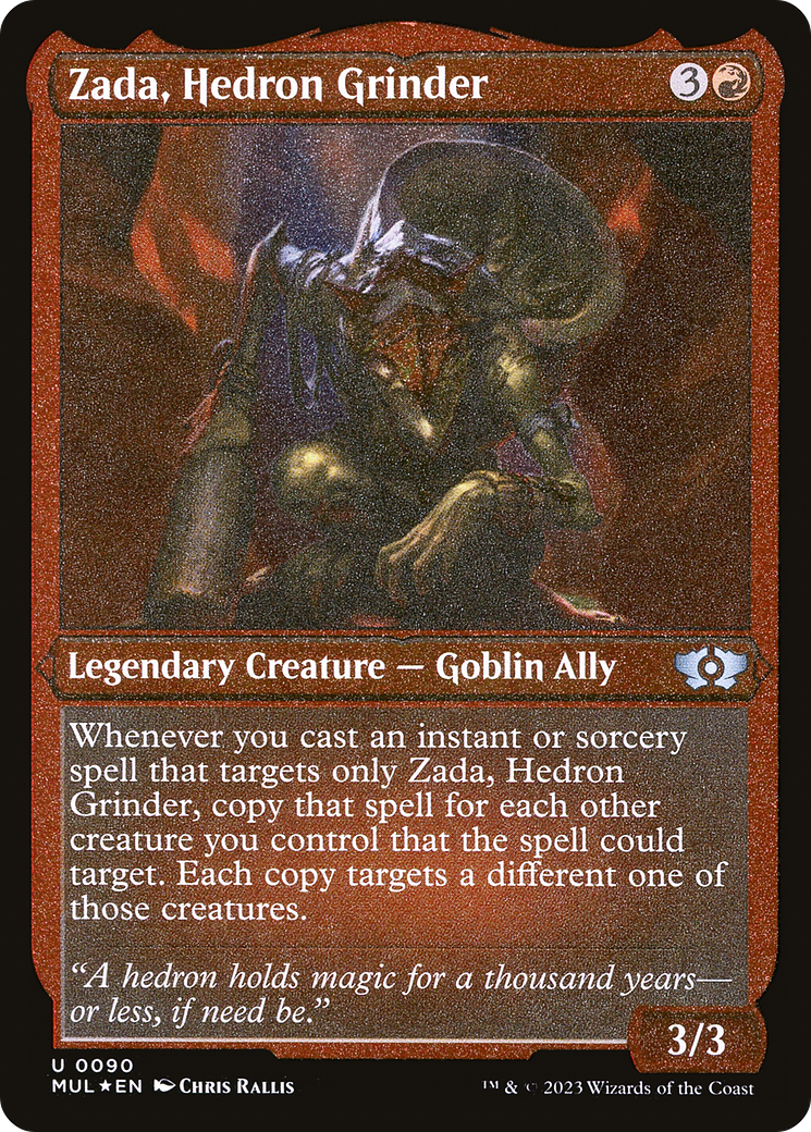 Zada, Hedron Grinder (Foil Etched) [Multiverse Legends] - Evolution TCG