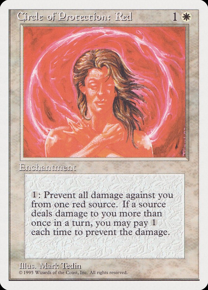 Circle of Protection: Red [Rivals Quick Start Set] - Evolution TCG
