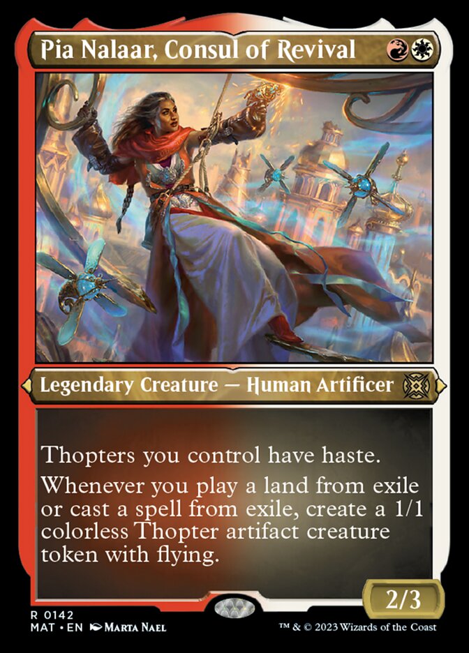 Pia Nalaar, Consul of Revival (Foil Etched) [March of the Machine: The Aftermath] - Evolution TCG