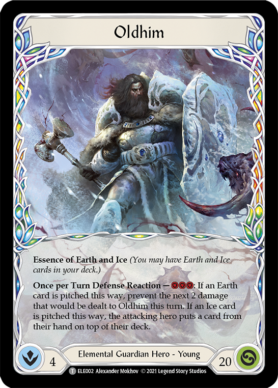 Oldhim // Frostbite [ELE111] (Tales of Aria)  1st Edition Normal - Evolution TCG